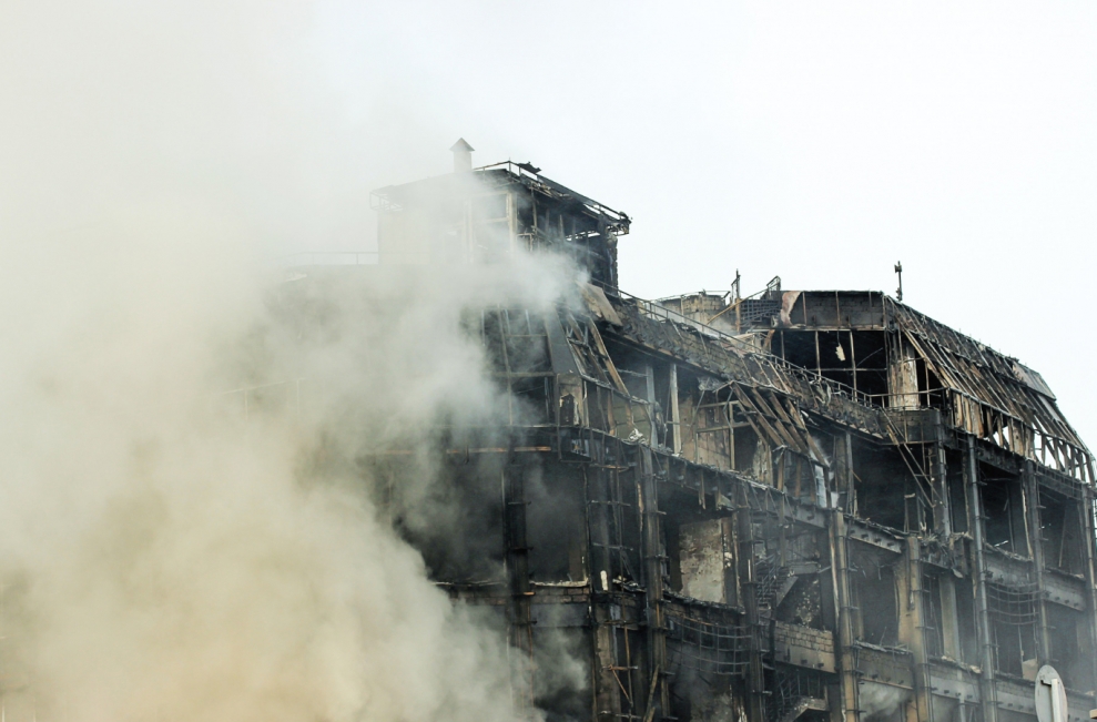 Pożar na obszarze Nowej wsi Chełmińskiej: Kompletna destrukcja budynku mieszkalnego