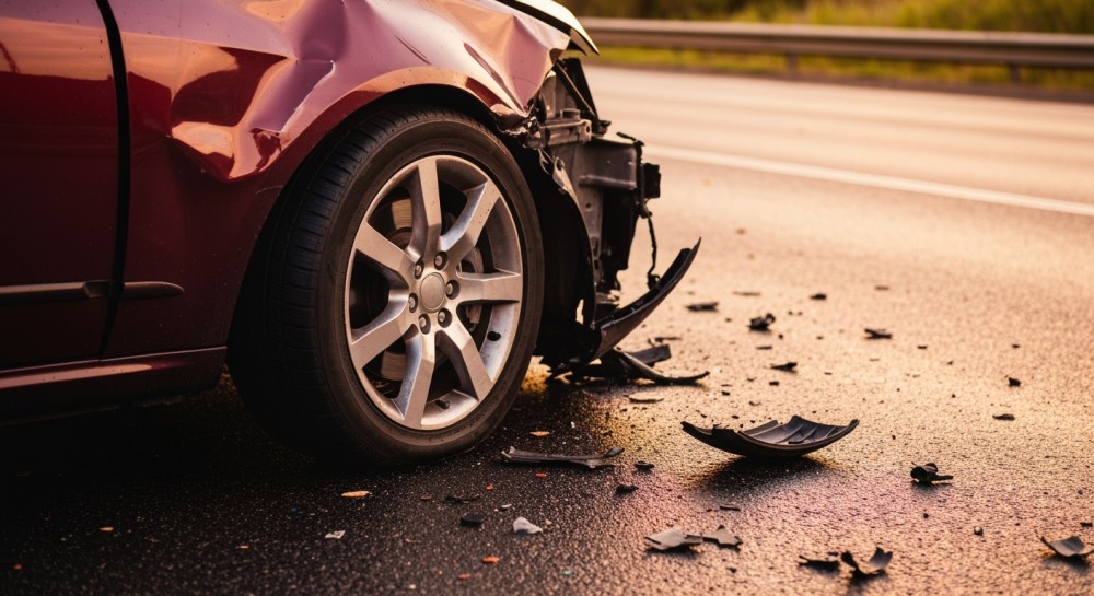 Zimowy weekend w powiecie świeckim: 12 kolizji na drogach