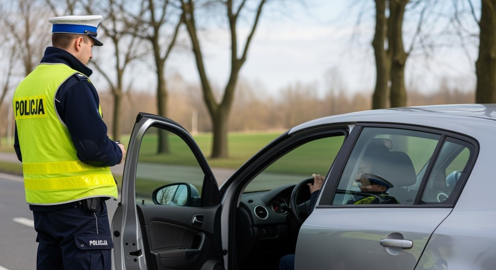 Drony w akcji: Policja monitoruje kierowców na DW 240