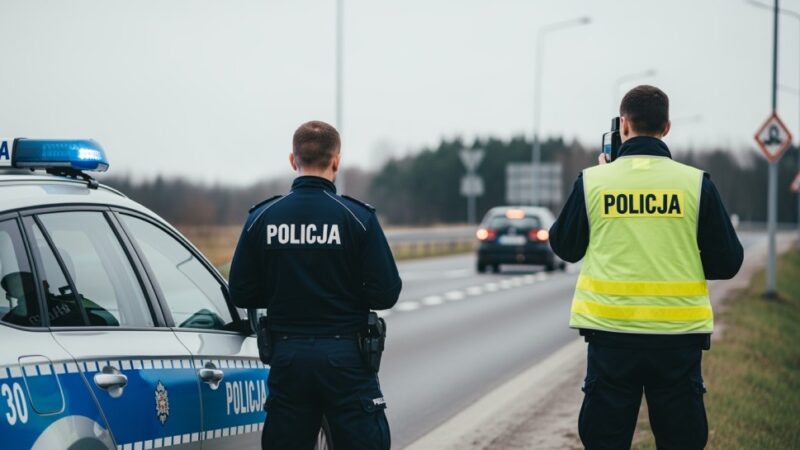 Trzeźwość na autostradzie: Policja kontroluje kierowców w powiecie Świeckim